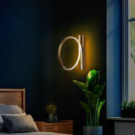 Opviq Halka - 13305 Lámpara de pared dorada